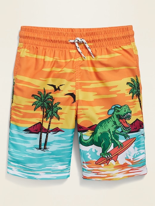 View large product image 1 of 2. Graphic Swim Trunks For Boys