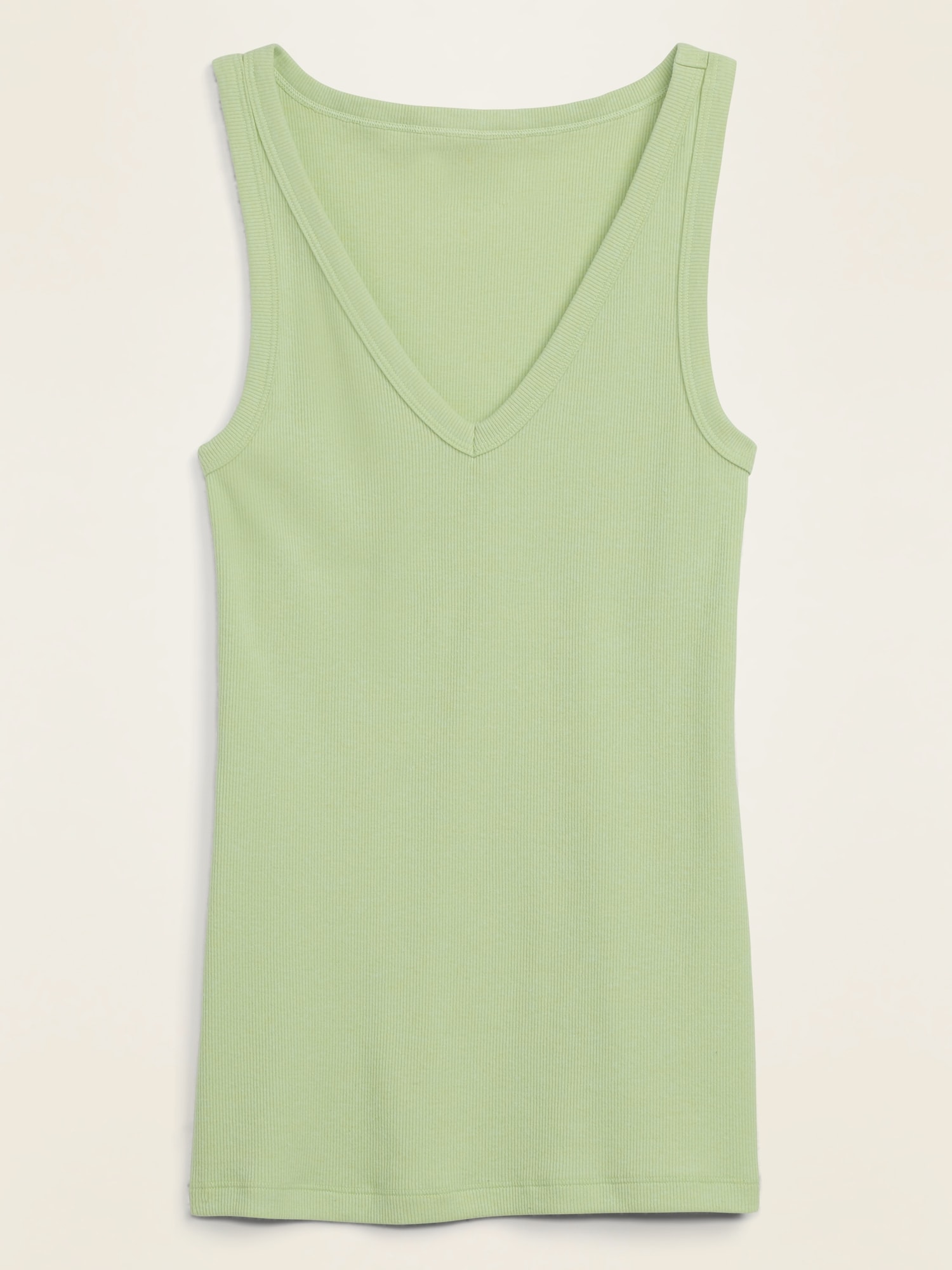 First Layer Slim-Fit Rib-Knit Tank Top for Women