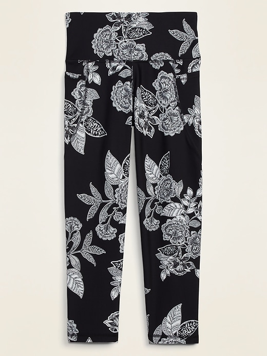 View large product image 1 of 1. High-Waisted Elevate Powersoft Crop Leggings