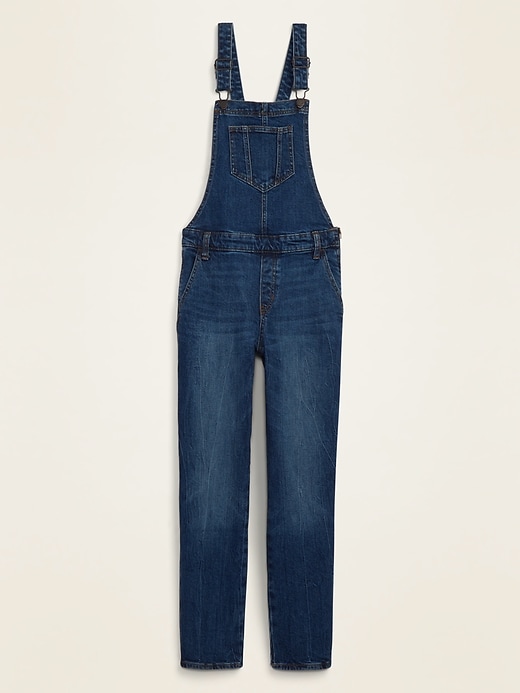 View large product image 1 of 2. Straight-Leg Jean Overalls for Women