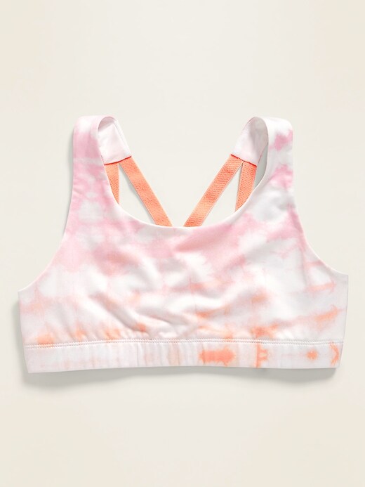 View large product image 1 of 1. Go-Dry Printed Strappy Bra for Girls