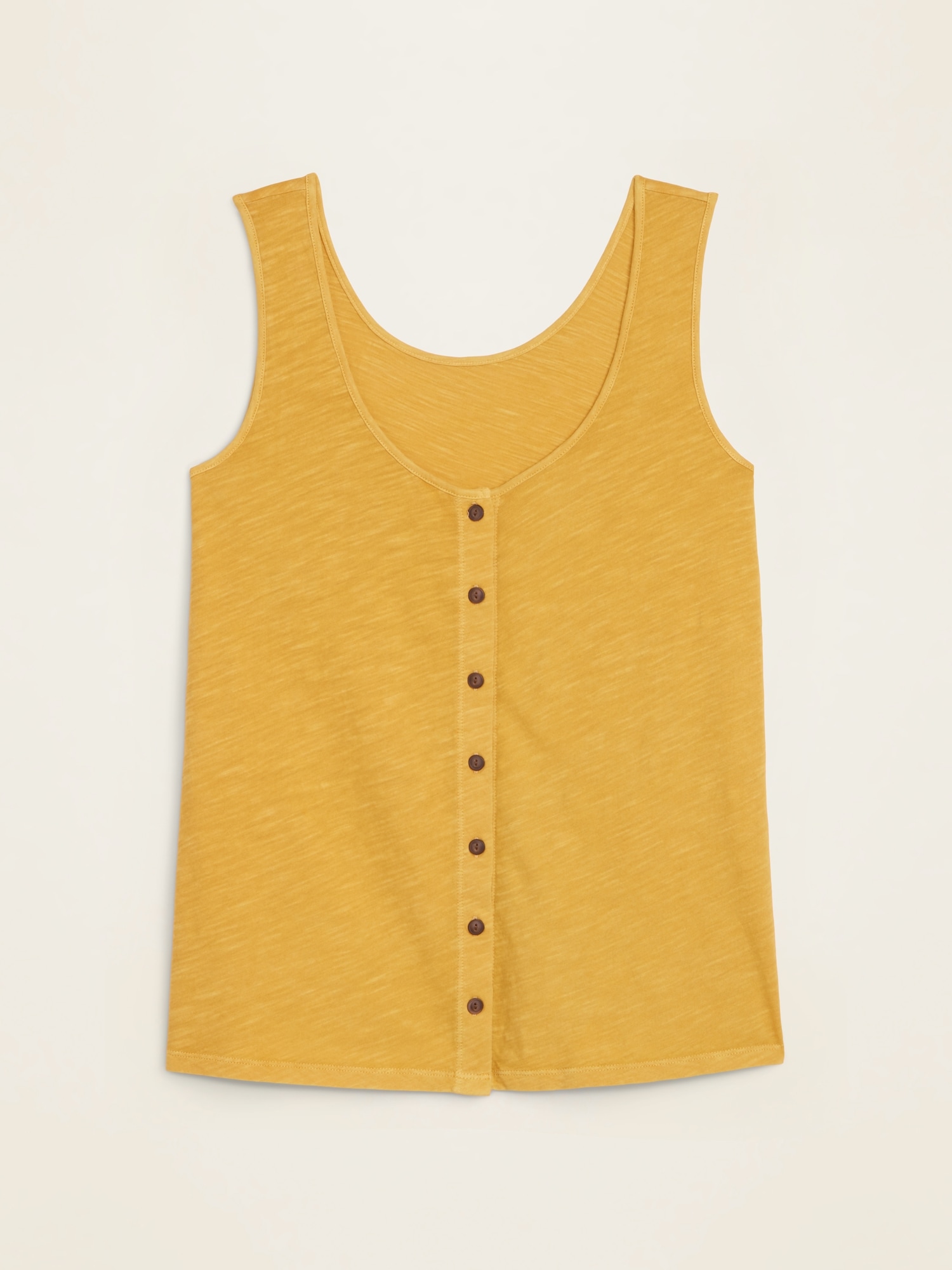Slub-Knit Button-Front Tank Top for Women | Old Navy