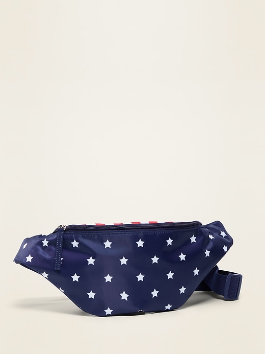 View large product image 1 of 1. Americana Stars & Stripes Fanny Pack