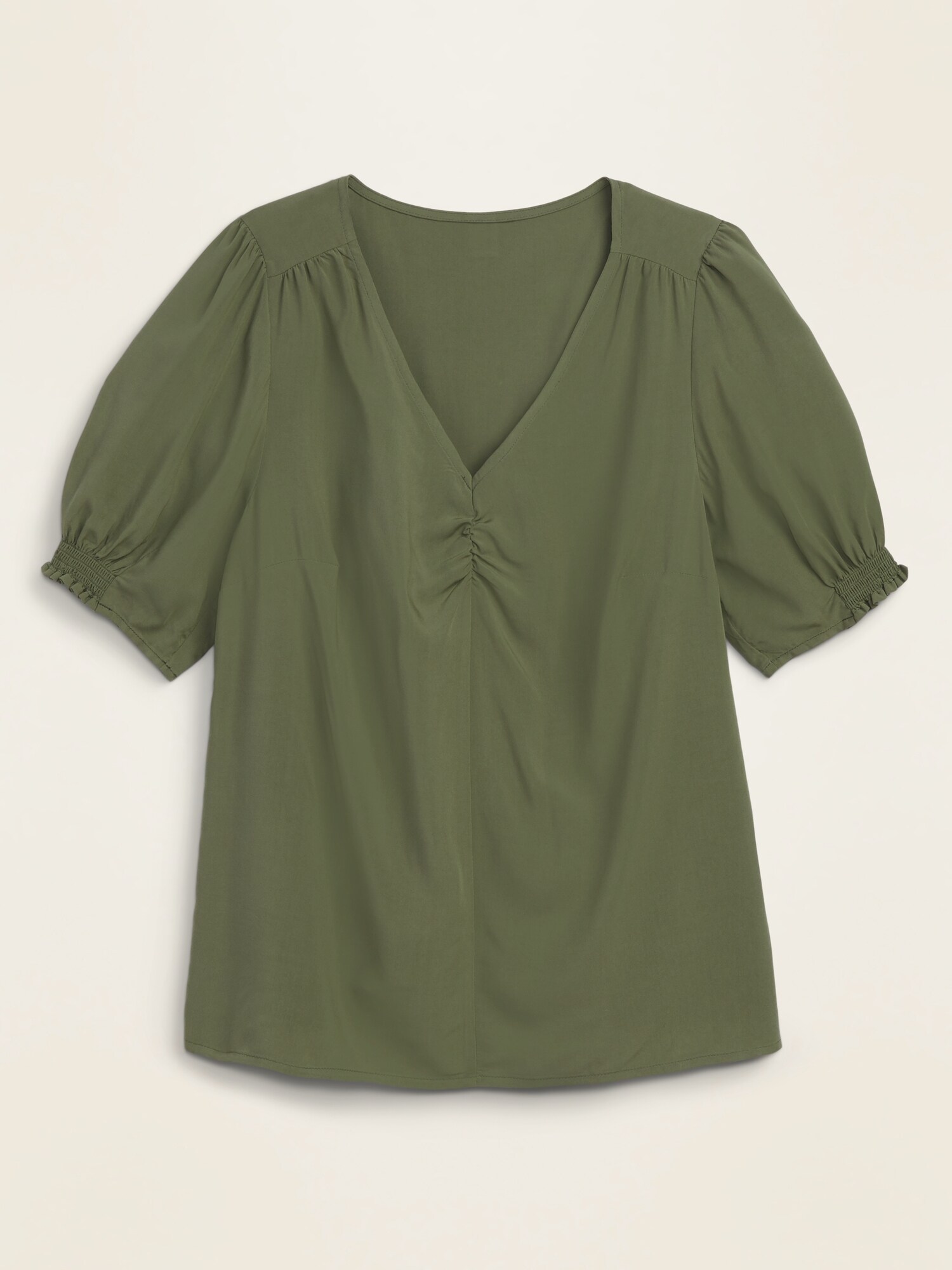 shirred smock top