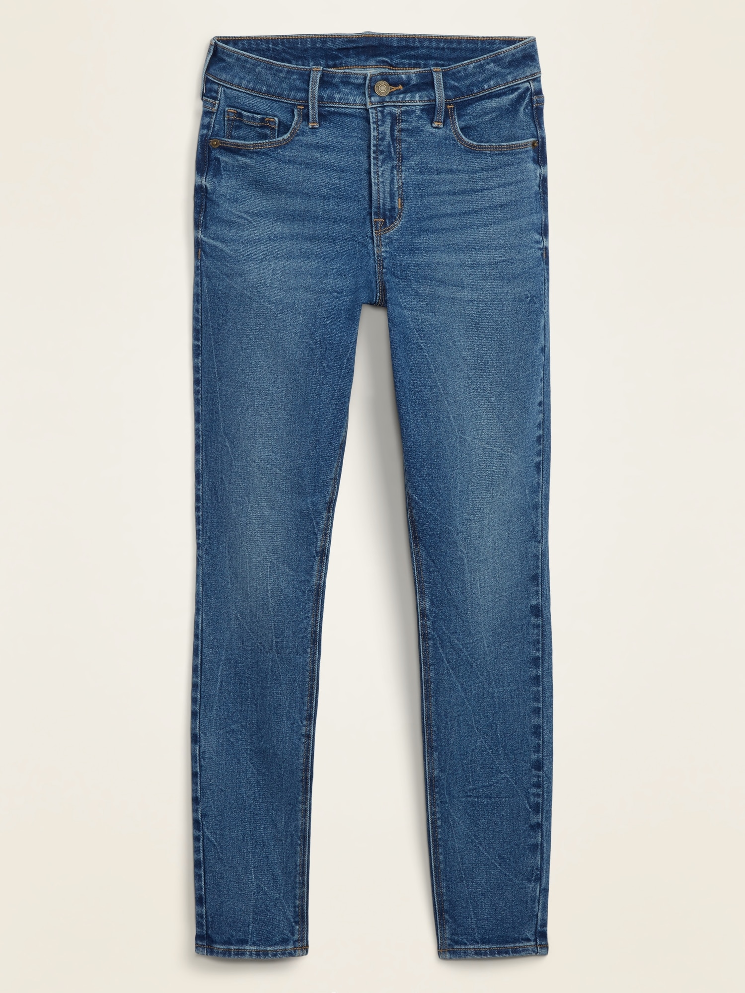 high waisted skinny jeans with belt loops