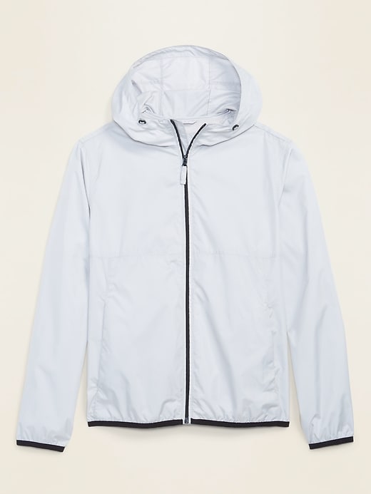 View large product image 1 of 1. Packable Water-Resistant Windbreaker Jacket