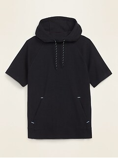 old navy grid fleece hoodie