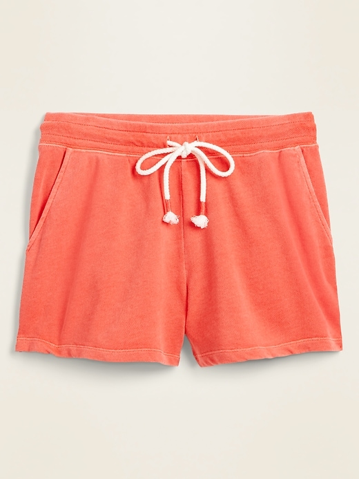 View large product image 2 of 2. Mid-Rise French Terry Beach Shorts -- 3-inch inseam