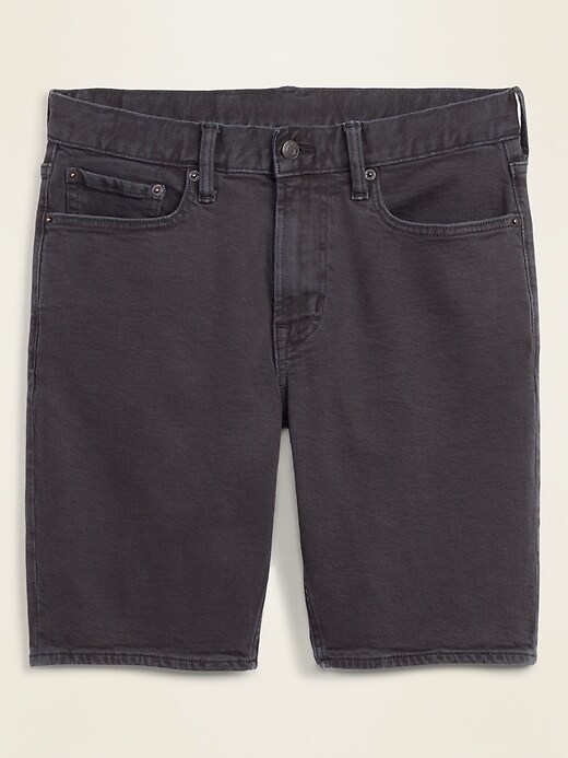 View large product image 1 of 1. Slim Built-In Flex Pop-Color Jean Shorts -- 9-inch inseam