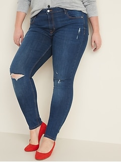 old navy mid rise rockstar jeans