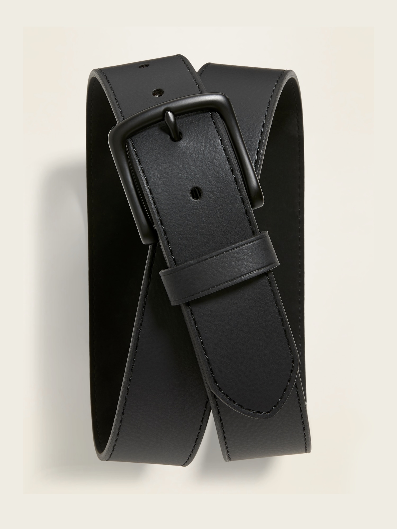Faux-Leather Belt
