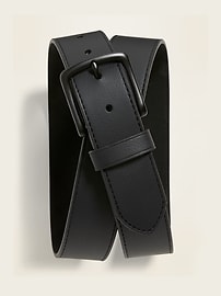 Image number 1 showing, Faux-Leather Belt
