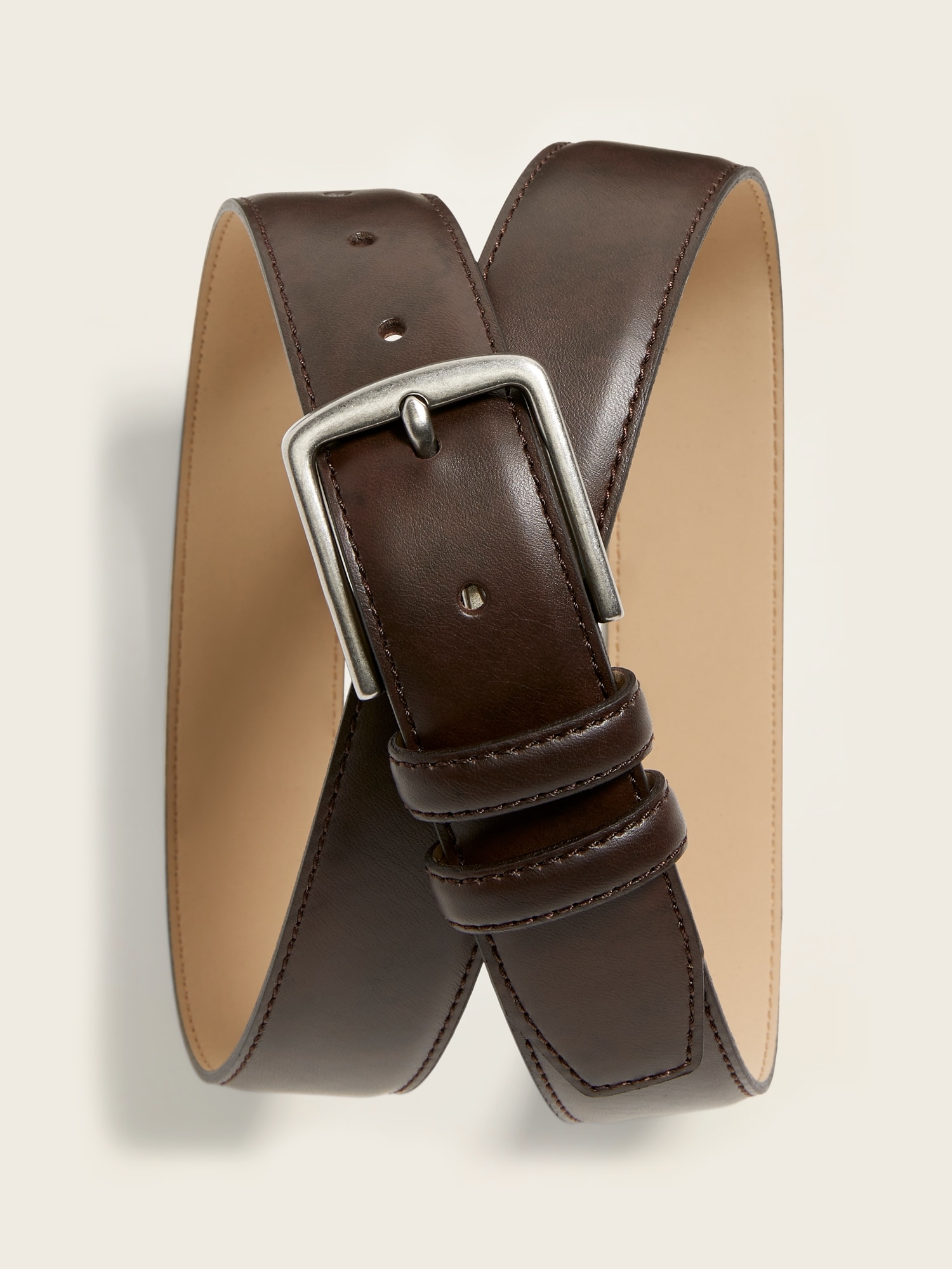 Old Navy Faux-Leather Belt brown. 1
