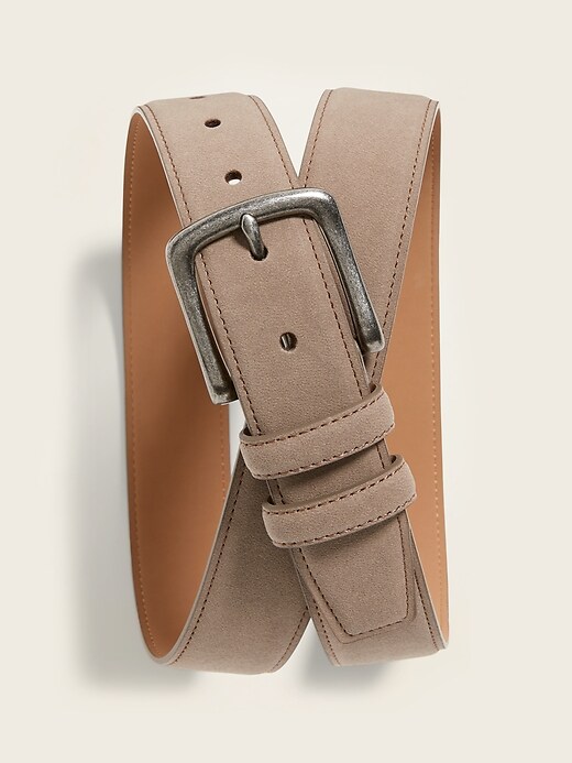 View large product image 1 of 1. Faux-Suede Belt
