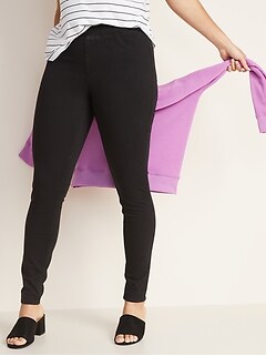 black jeggings old navy