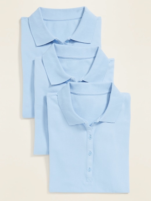 Old Navy 3-Pack Uniform Pique Polo for Women. 1