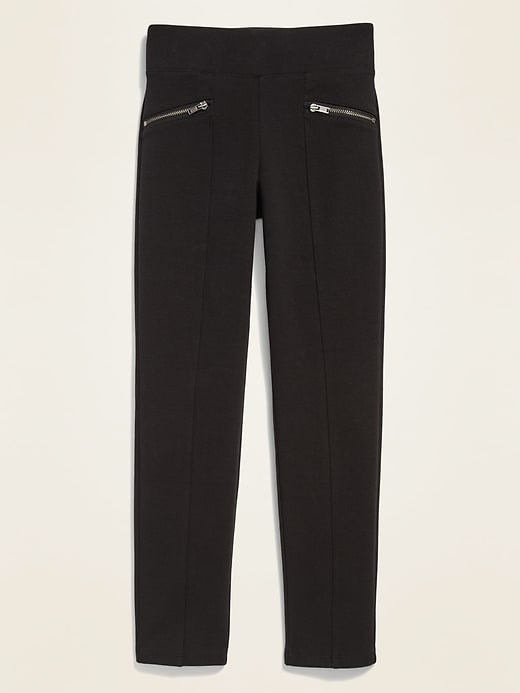 View large product image 1 of 1. High-Waisted Zip Faux-Pocket Stevie Pants for Girls