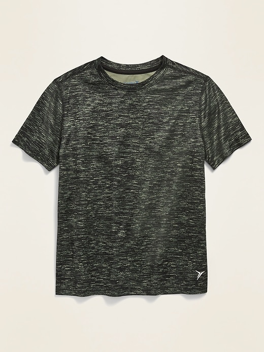 View large product image 1 of 1. Go-Dry Patterned Mesh Performance T-Shirt for Boys