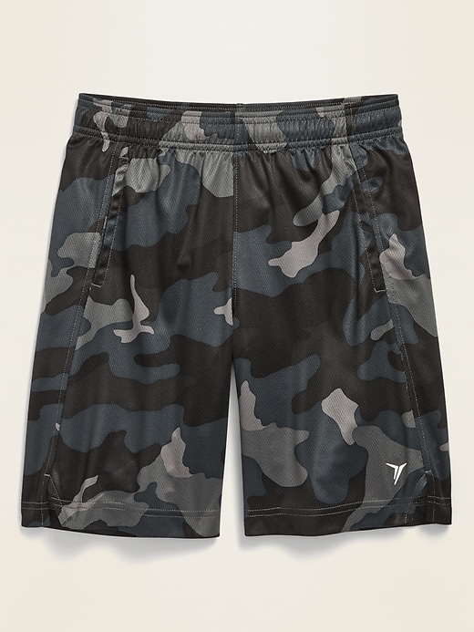 View large product image 1 of 1. Printed Go-Dry Mesh Performance Shorts For Boys