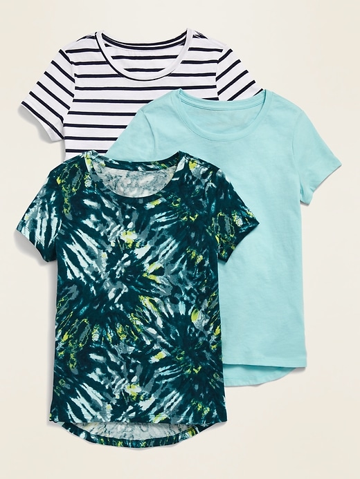 View large product image 1 of 1. Softest Tee 3-Pack for Girls