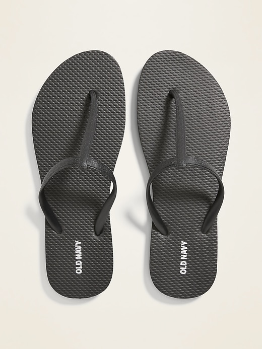 View large product image 1 of 1. T-Strap Flip-Flops (Partially Plant-Based)