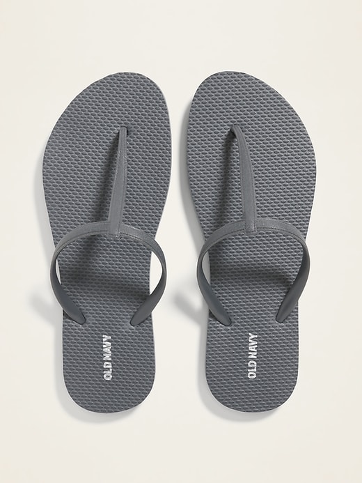 View large product image 1 of 1. T-Strap Flip-Flops (Partially Plant-Based)