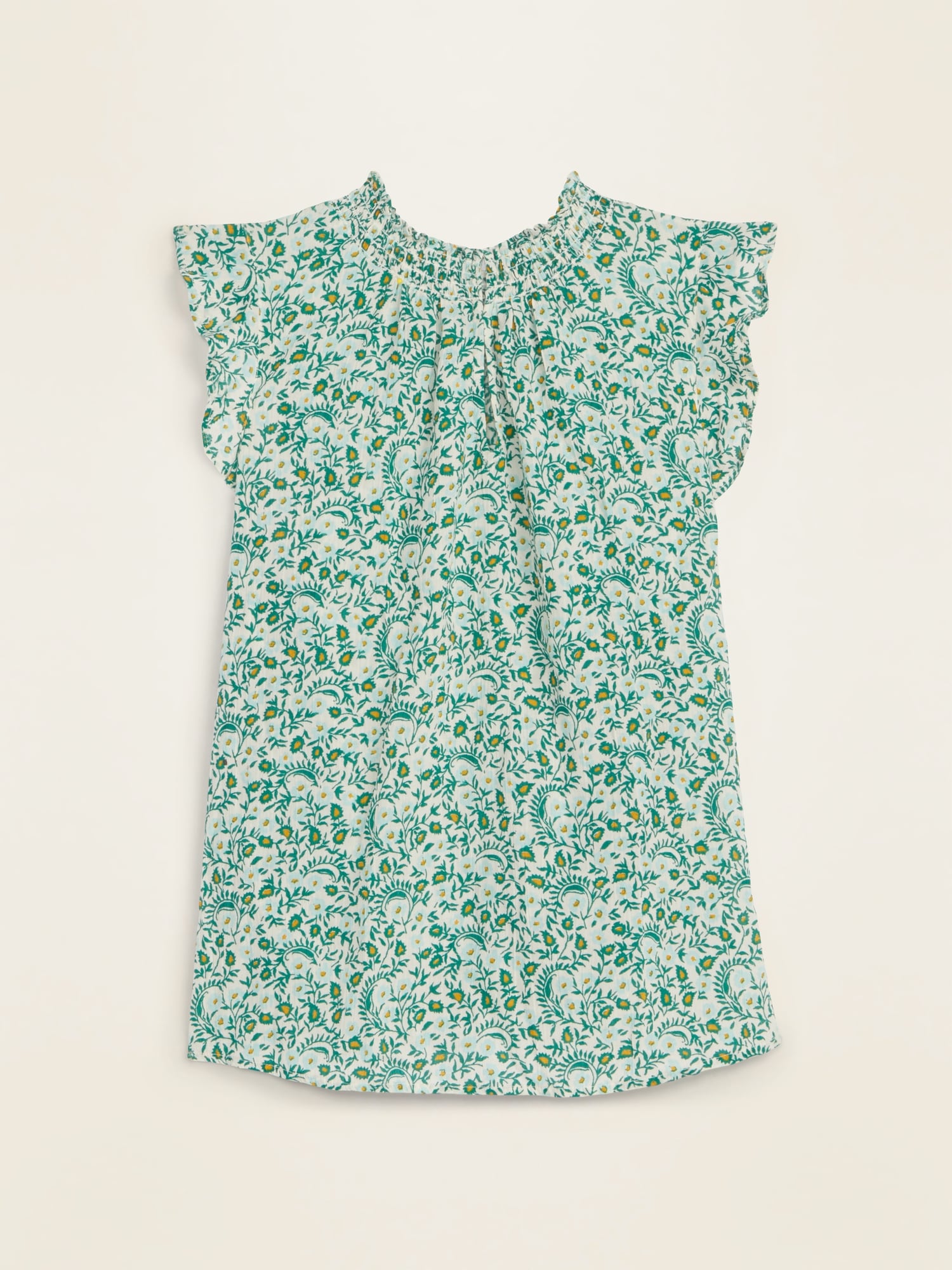 old navy smocked top