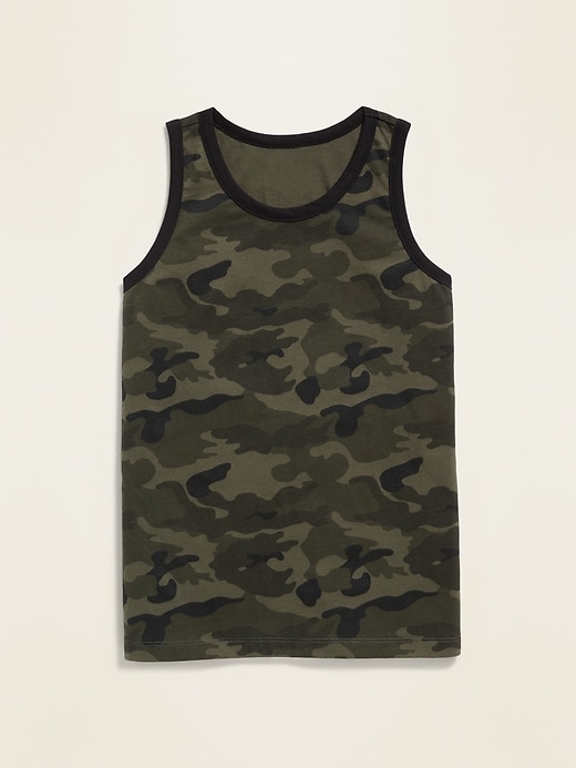 View large product image 1 of 1. Relaxed Camo Tank For Boys