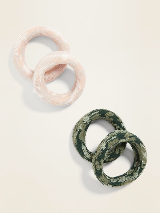 Old Navy Rib-Knit Hair Ties 4-Pack for Women. 1