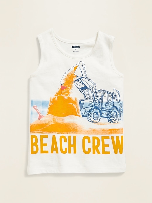 View large product image 1 of 1. Graphic Tank Top for Toddler Boys