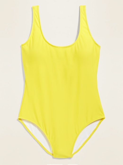 Scoop-Neck One-Piece Swimsuit for Women | Old Navy