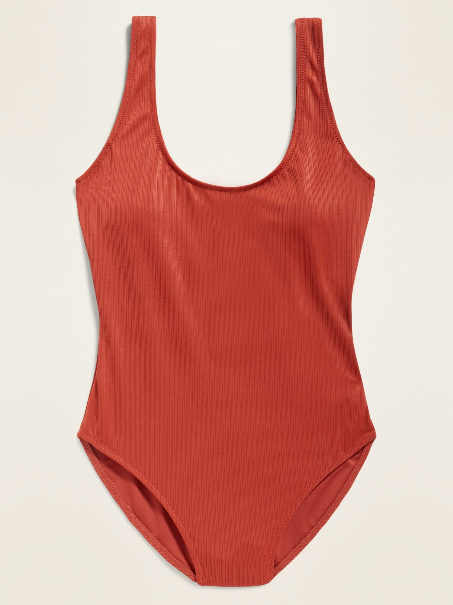 Textured Rib-Knit One-Piece Swimsuit | Old Navy