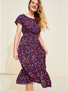 navy off the shoulder maxi dress