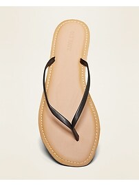 Faux-Leather Capri Sandals for Women 