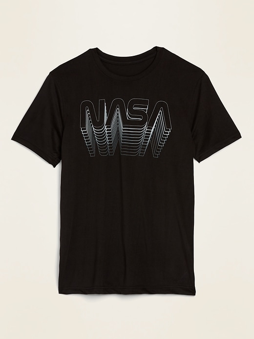 View large product image 1 of 1. Go-Dry Cool Odor-Control Core NASA Tee