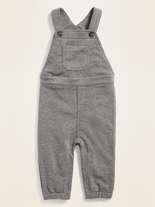 View large product image 1 of 1. Unisex Fleece-Knit Overalls for Baby