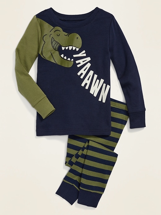 View large product image 1 of 1. Dinosaur Pajama Set for Toddler Boys & Baby