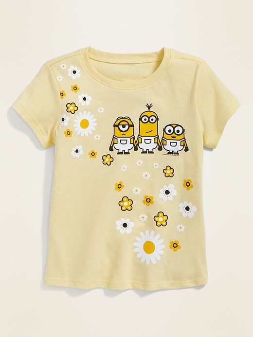 View large product image 1 of 2. Minions&#153 Graphic Tee for Toddler Girls
