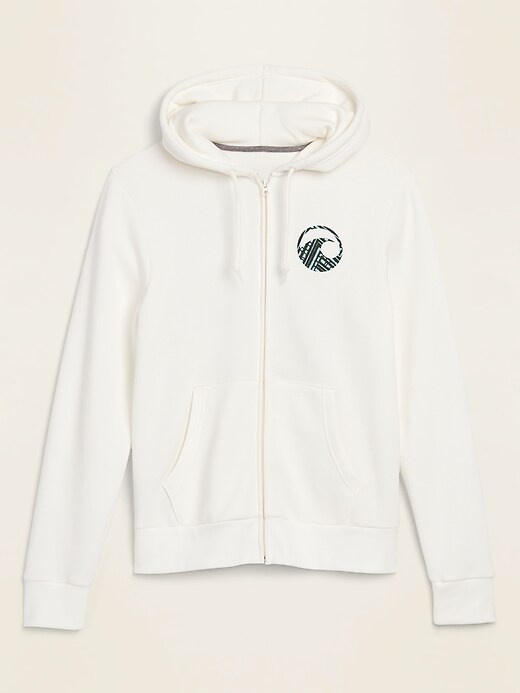 View large product image 1 of 2. Classic Graphic Zip Hoodie
