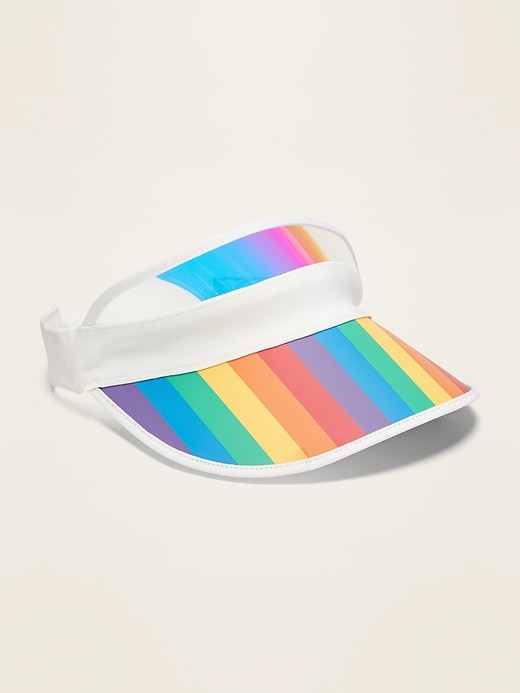 View large product image 1 of 1. Pride Sun Visor for Adults