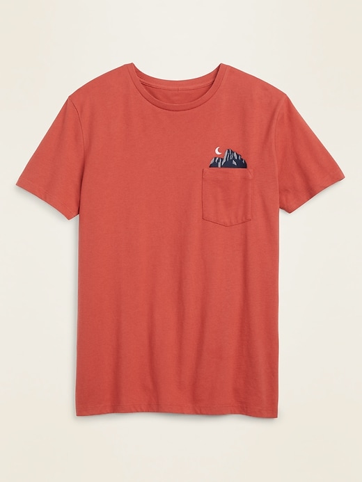 Soft-Washed Embroidered-Graphic Tee for Men | Old Navy