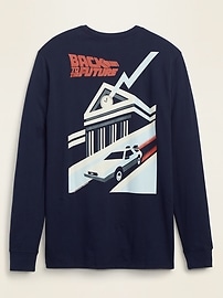 Back to the Future™ Graphic Long-Sleeve T-Shirt | Old Navy