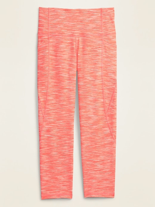 View large product image 2 of 2. High-Waisted Elevate Side-Pocket Crop Leggings