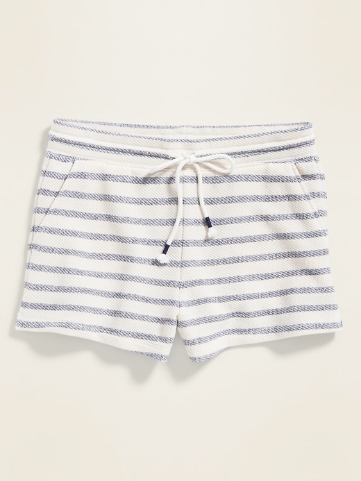 View large product image 2 of 2. Mid-Rise French Terry Beach Shorts -- 3-inch inseam