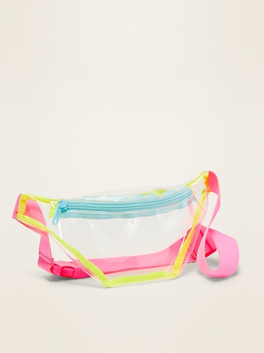 View large product image 1 of 1. POPSUGAR x Old Navy Clear Vinyl Fanny Pack