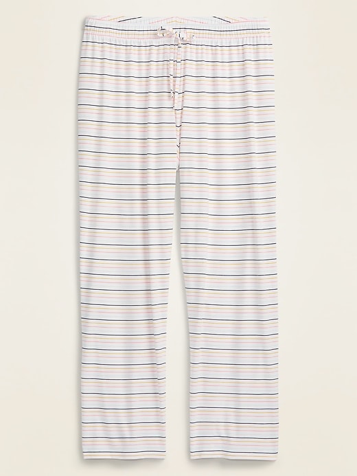 View large product image 1 of 1. Jersey-Knit Plus-Size Pajama Pants