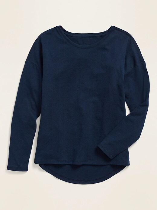 View large product image 1 of 1. Softest Uniform Long-Sleeve Tee for Girls