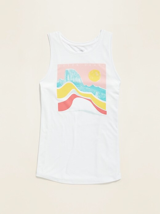 View large product image 1 of 1. Graphic Performance Tank Top