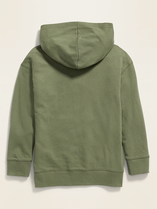 Popsugar X Old Navy French Terry Garment-Dyed Gender-Neutral Oversized Hoodie