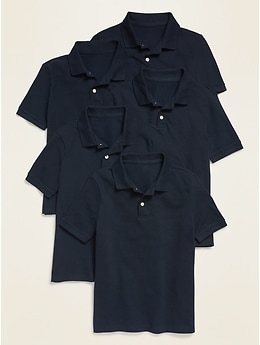 School Uniform Polo Shirt 5 Pack for Boys Old Navy